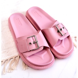 Ciabatte Classiche Con Fibbia Big Star JJ274A308 Rosa 4