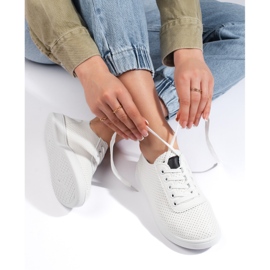 Seastar Scarpe stringate da donna bianche traforate bianco 1