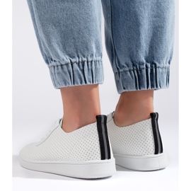 Seastar Scarpe stringate da donna bianche traforate bianco 2