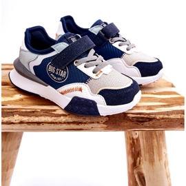 Sneaker per le scarpe da ginnastica per bambini Big Star LL374225 Blu Navy 4