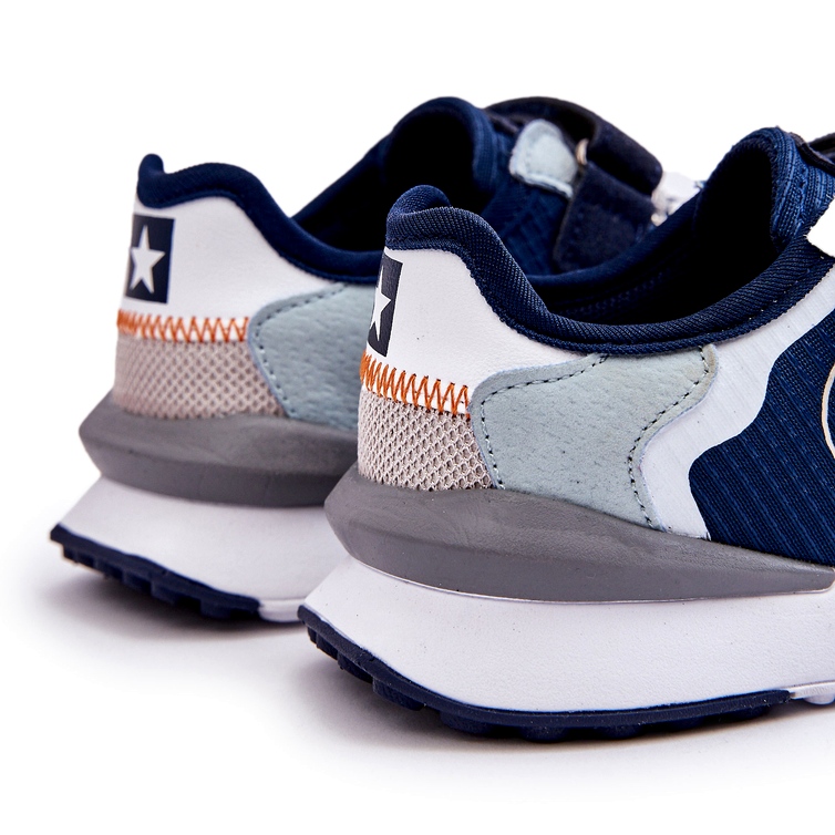 Sneaker per le scarpe da ginnastica per bambini Big Star LL374225 Blu Navy 1
