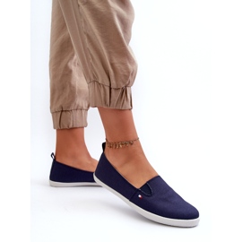 News Sneaker Slip-On Women's Navy Blue 24TX02-7655 Sneaker 3