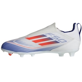 Scarpe da calcio Adidas F50 League Ll FG/MG IF1362 bianca 1