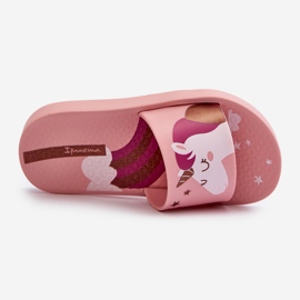 Infradito da ragazza con unicorno 83474 Ipanema Urban V Slide Kids Pink rosa 1