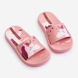 Infradito da ragazza con unicorno 83474 Ipanema Urban V Slide Kids Pink rosa 2