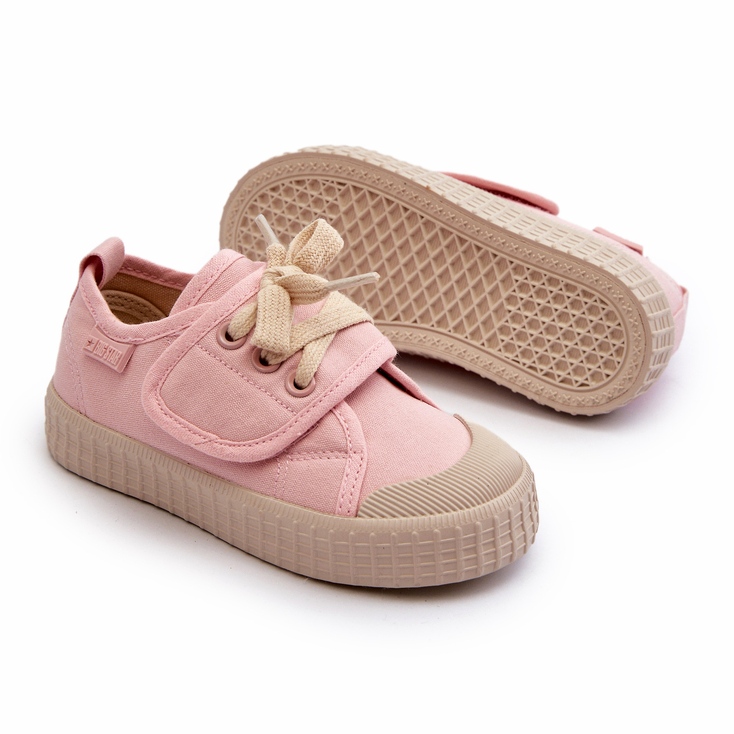 Sneakers da bambino HI-POLY System Big Star NN374019 Rosa 2