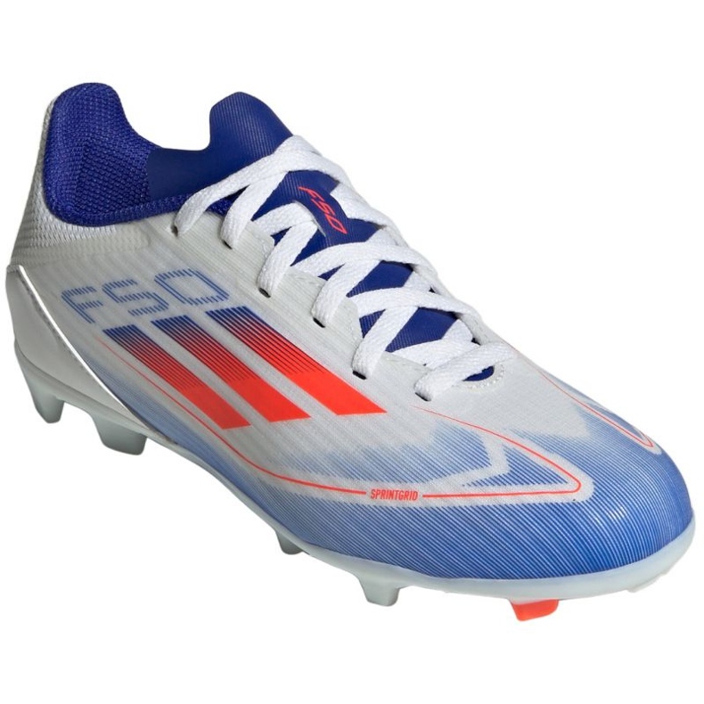 Scarpe da calcio Adidas F50 League FG/MG IF1367 bianco 1