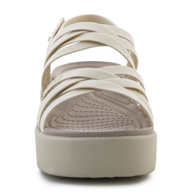 Crocs Brooklyn sandali bassi con cinturino 206751-2Y2 beige 2
