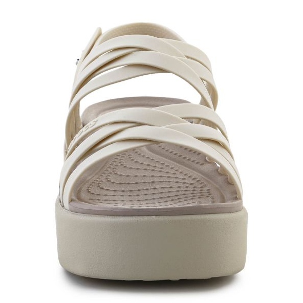 Crocs Brooklyn sandali bassi con cinturino 206751-2Y2 beige 2