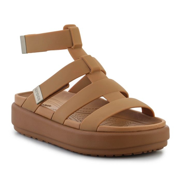 Crocs Brooklyn sandali gladiatore di lusso 209557-2U3 marrone 1