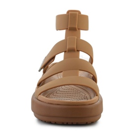 Crocs Brooklyn sandali gladiatore di lusso 209557-2U3 marrone 2
