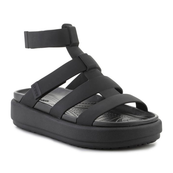 Crocs Brooklyn sandali gladiatore di lusso 209557-060 nero 1