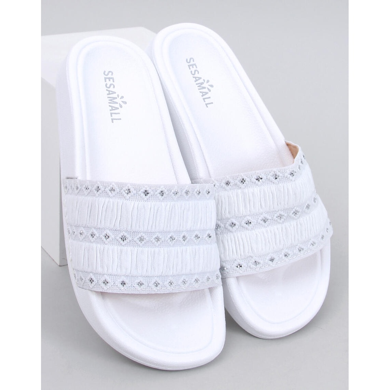 Infradito da donna Diakis bianche bianca 1