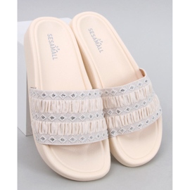 Infradito da donna Diakis Beige 1