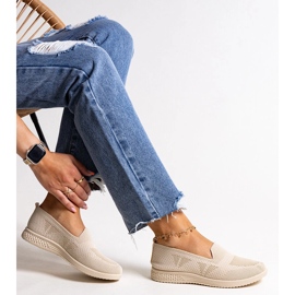 Sneaker slip-on Abadly beige 1