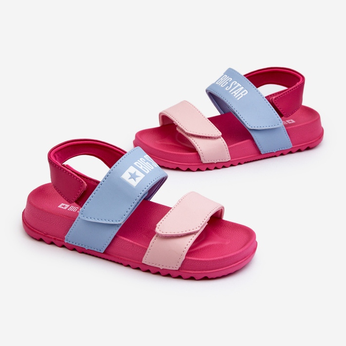Sandali leggeri da bambina Big Star NN374527 Rosa 1