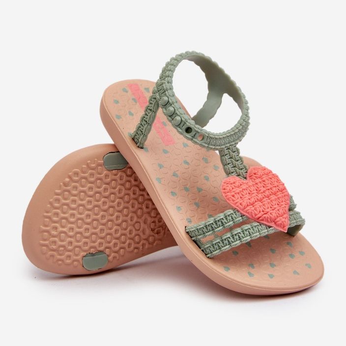 Sandali Per Bambini Con Cuore 81997 Ipanema My First Baby Verde 1