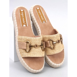 Infradito espadrillas Maters color kaki beige 1