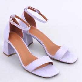 Sandali con tacco alto Gaseti Lila viola 1
