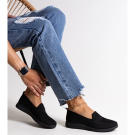 Sneaker slip-on Abadly nere nero 1