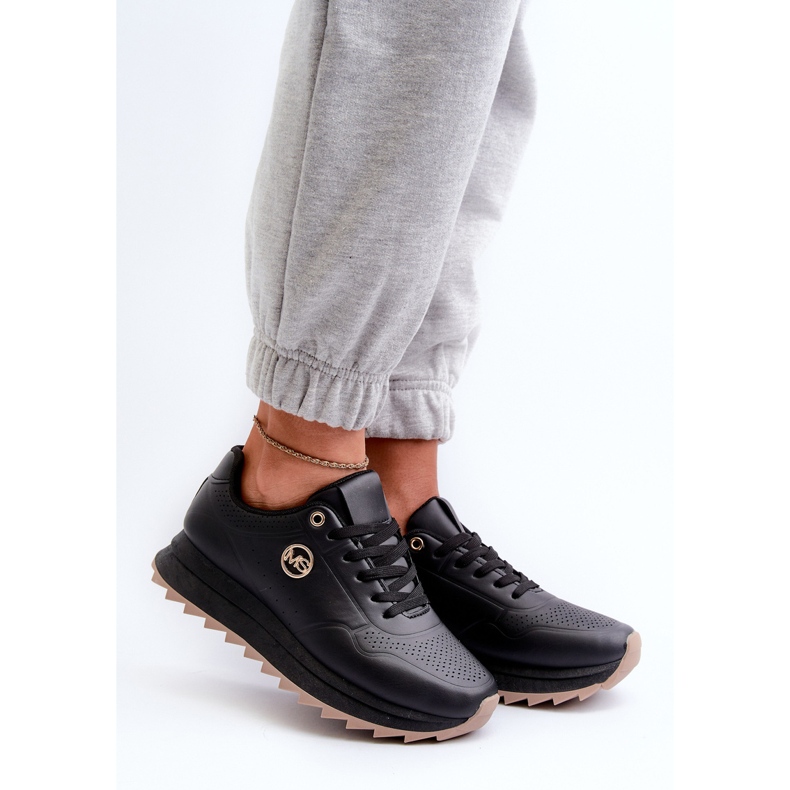 Sneakers Platform da Donna Nera Rottiana nero 1
