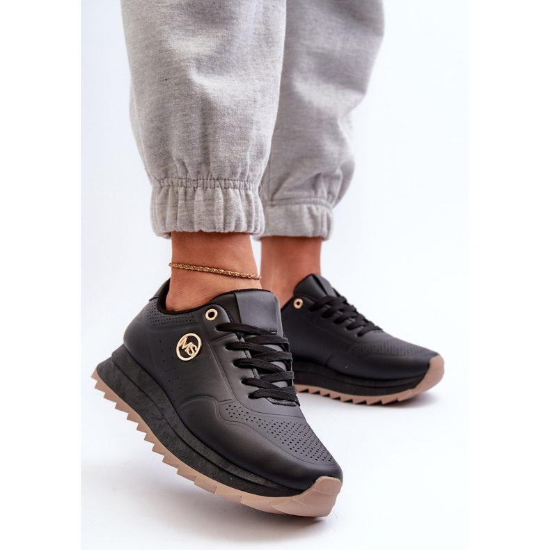 Sneakers Platform da Donna Nera Rottiana nero 2