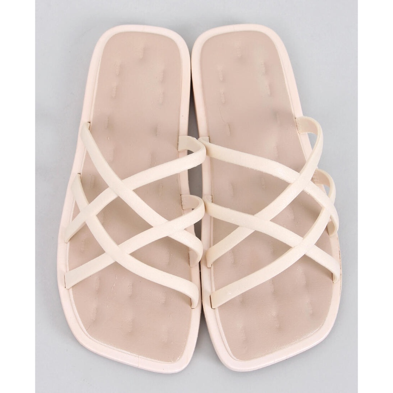 Gomis Infradito in gomma beige 1
