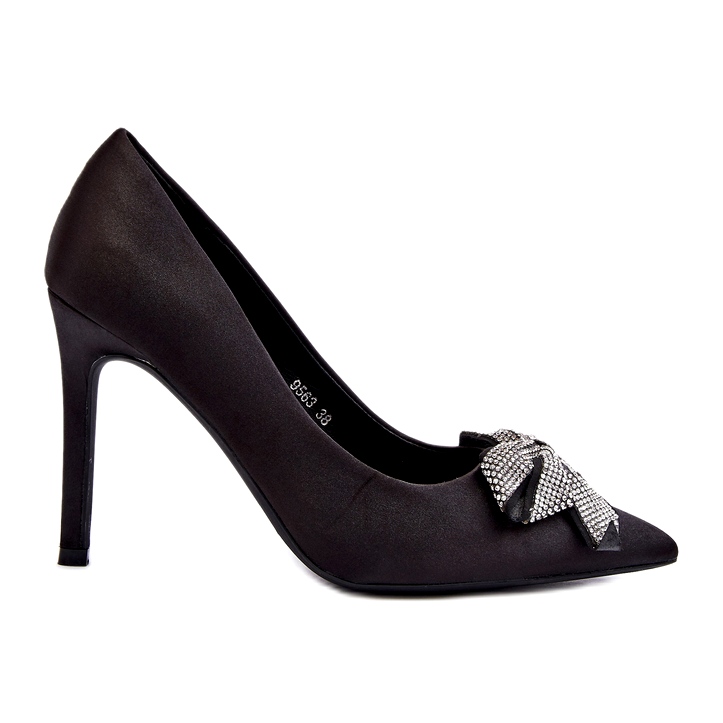 Sweet Shoes Scarpe col tacco Fairine nere con fiocco 3
