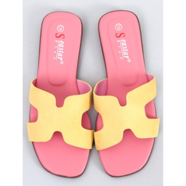 Pantofole da donna Kalani gialle giallo 1