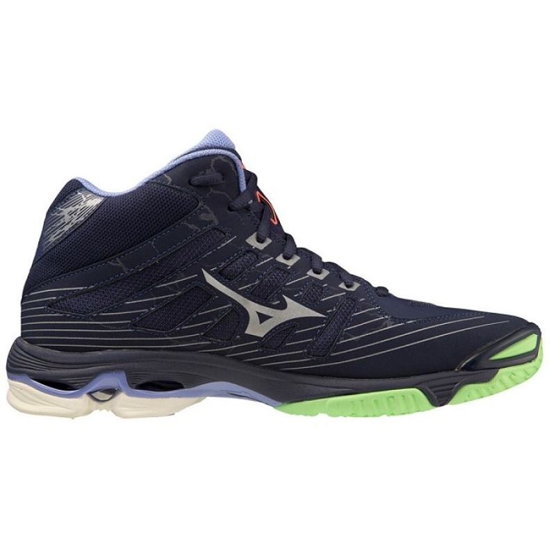 Scarpe da pallavolo Mizuno Wave Voltaggio Mid V1GA216511 blu 1