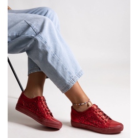 Bez marki Sneaker Safune traforate rosse rosso 1