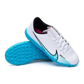 Scarpe Nike Vapor 15 Club Tf DJ5956-146 bianca 1