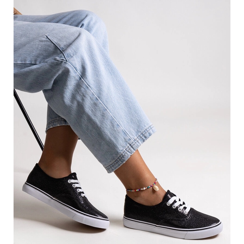 Scarpe da ginnastica Merri nere lucide nero 1