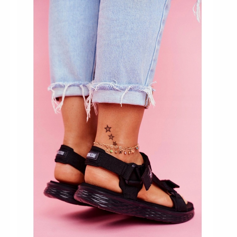 Sandali da donna Big Star Black FF274A600 neri nero 3