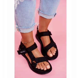 Sandali da donna Big Star Black FF274A600 neri nero 2