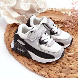 Sneaker Sports Sports Velcro grigio 4