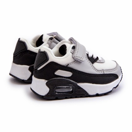 Sneaker Sports Sports Velcro grigio 2