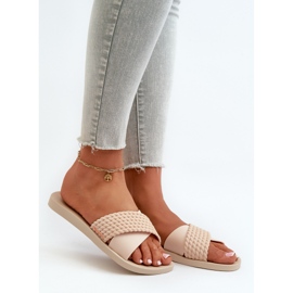 Infradito piatte da donna 83244 Ipanema Street Ii Fem Beige 1