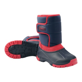American Club Stivali invernali americani super leggeri rosso blu navy 3