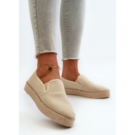 News Espadrillas Da Donna Sulla Piattaforma Beige Naloenma 2