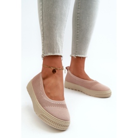 Sneakers Slip-on da Donna con Plateau Rosa Pimadea 2