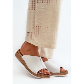 Comode Infradito da Donna Realizzate in Eco Pelle Inblu GS0003I1 Bianco bianca 2