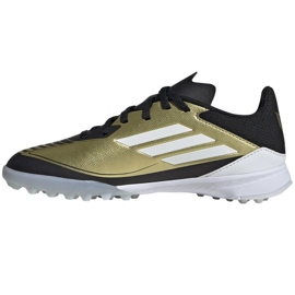 Scarpe Adidas F50 League Messi Jr Tf IG9277 d'oro 1