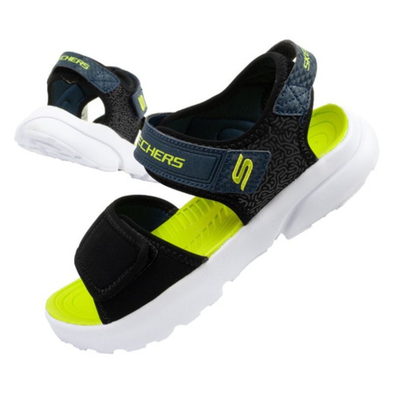 Sandali Skechers 406512L/BKLM nero 1