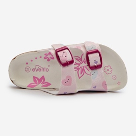 Infradito Da Bambino Con Fibbia A Cuore, Rosa Abiding 1