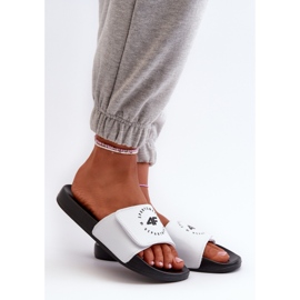 Infradito da Bambino 4FJMM00FFLIF042-10S Bianco e Nero 2