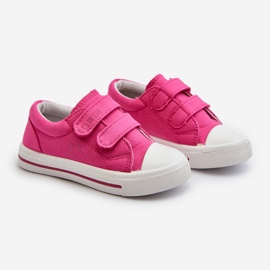 Scarpe da ginnastica con velcro per bambini Big Star NN374113 Fucsia rosa 1