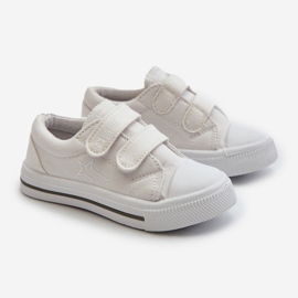 Scarpe da ginnastica con velcro per bambini Big Star NN374117 Bianco 1