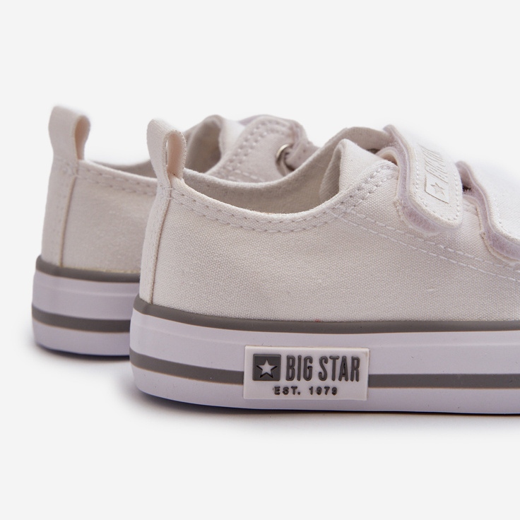 Scarpe da ginnastica con velcro per bambini Big Star LL374016 Bianco 2