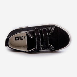 Scarpe da ginnastica con velcro per bambini Big Star LL374015 Nere nero 2